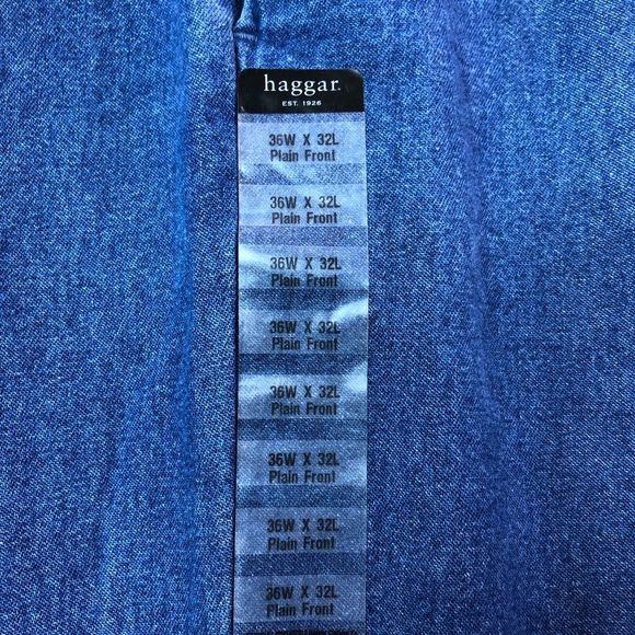 Haggar 36Wx32L Denim Classic Fit Comfort Waist - Picture 6 of 16